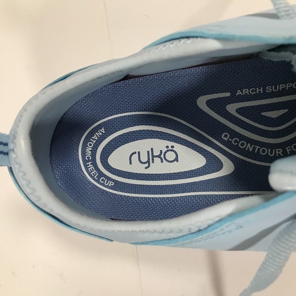 Ryka Eva Nrg Baby Blue Footbed Q-Contour Arch Support Womens US 11W UK 9 EU 41 - Picture 7 of 14